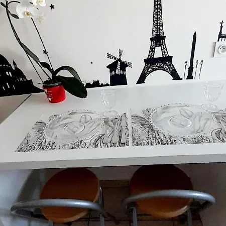 アパート Elegant Apt Avec Vue Tour Eiffel & Parking Prive *